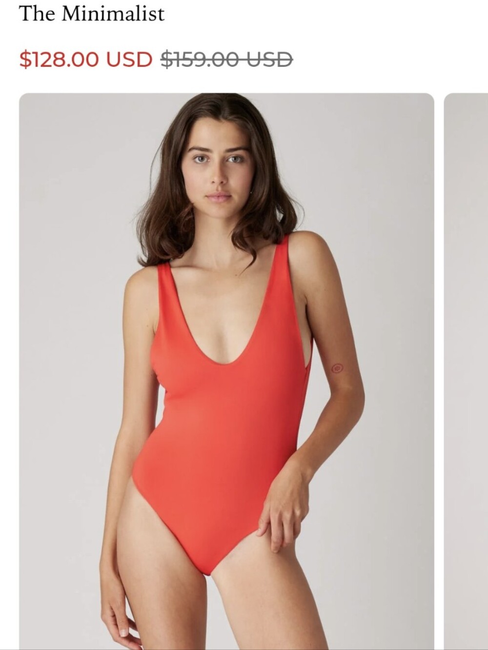 BNWT Londre the Minimalist Bathing suit